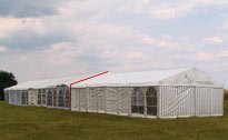 Festzelte (8 x 21m + 6 x 12m)